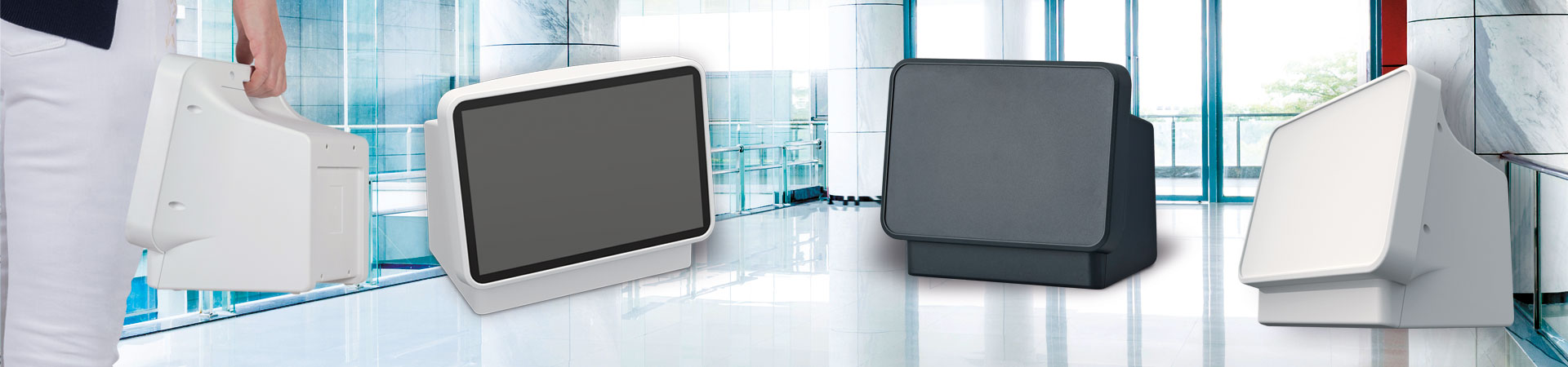  COMMUNITEC  通讯控制盒 - 全新桌面式机盒产品系列，配备集成式把手，适用于安装大型组件 。