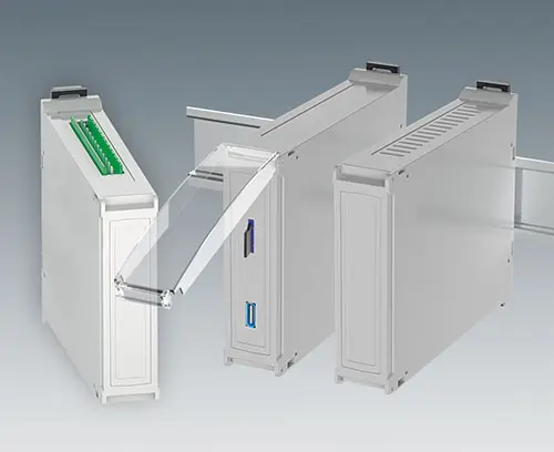 RAILTEC BP 型导轨盒 BP 型 ，M22，带可插拔侧面板和前面板