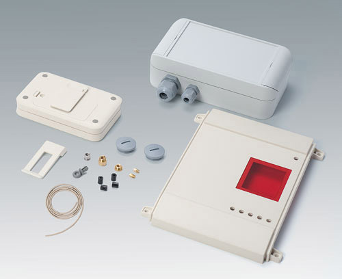 Assembly of enclosure accessories to complete your device Assembly of enclosure accessories to complete your device