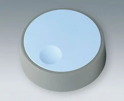 COM-KNOBS cover with finger recess