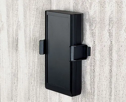 Secure wall storage of the case