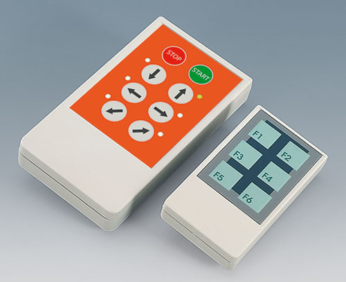 Recessed operating area for a membrane keypad 