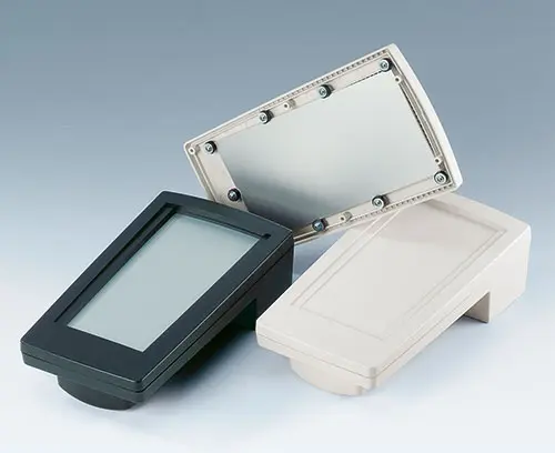 Version with front panel or solid plastic top