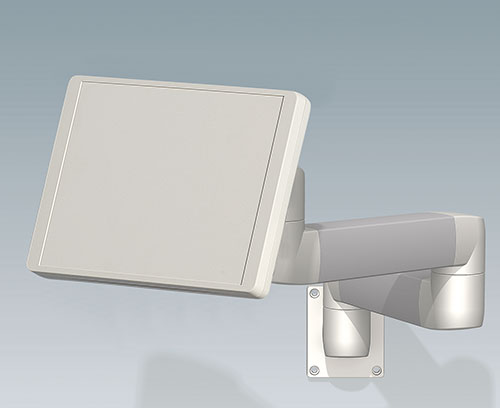 INTERFACE-TERMINAL enclosures for suspension arm systems