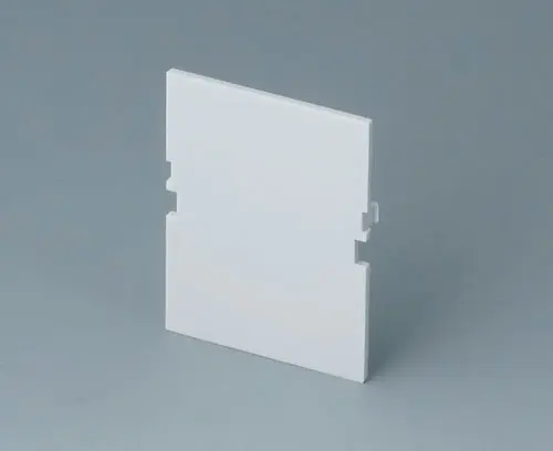 B6601180 Front panel, 2 modules, Vers. VI