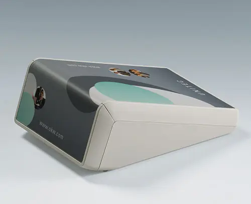 Table top application with all over label