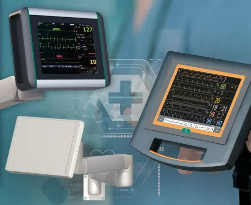 Advanced enclosures for mounting arm systems in medical technology