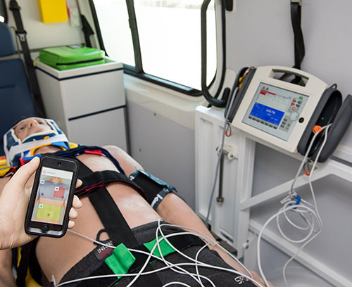 qube3 Patient Simulation System in use