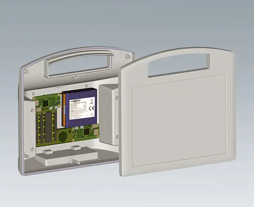 带充电池的 Carrytec 手提盒