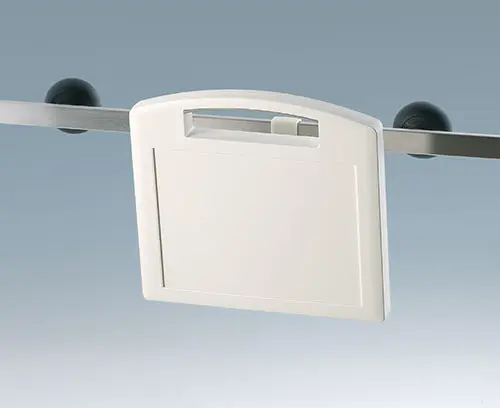 卡夹固定于标准导轨根据 DIN EN ISO 19054