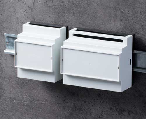 DIN rail enclosures and PCB chassis DIN rail enclosures and PCB chassis