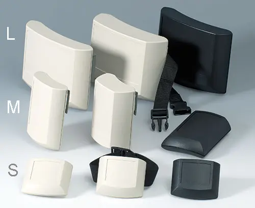 较平或较高上盒的 ERGO-CASE 弯形盒 S、M 和 L 规格