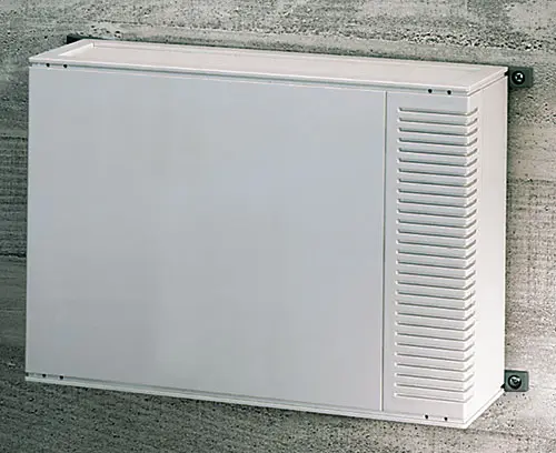 带侧向固定片作为挂墙式 (附件)