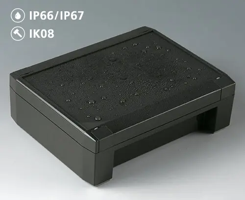 Robust and waterproof according to IP 66/67, high IK 08 impact protection