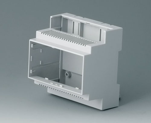 RAILTEC C 带通风槽, 1 个接线端面